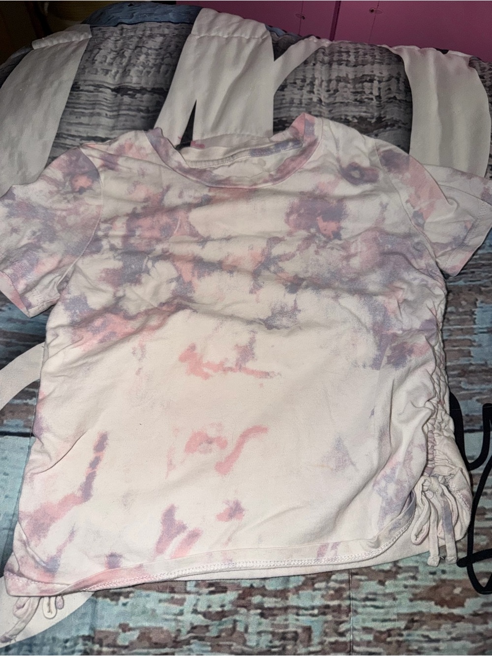 art class Pastel Pink & Lavender Tie-Dye Short Sleeve Tee